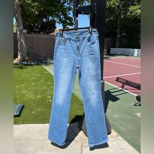 Womens Mid Rise Kicker Bootcut Jeans TALL